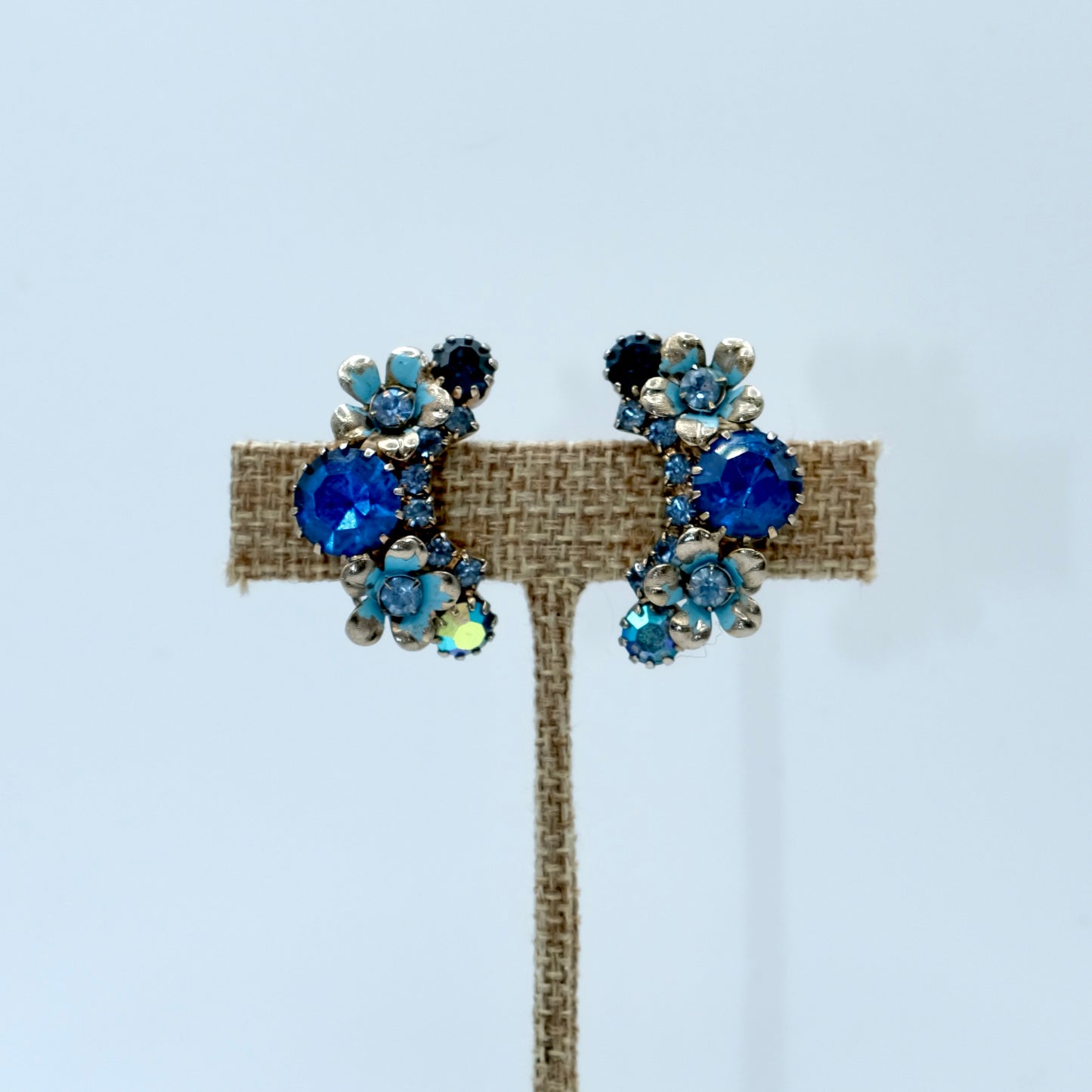 Blue Floral Crawlers