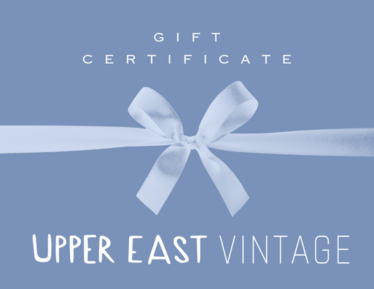 Upper East Vintage gift card